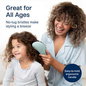 Crave Naturals brushing wet hair, smooth detangling after shower benefit