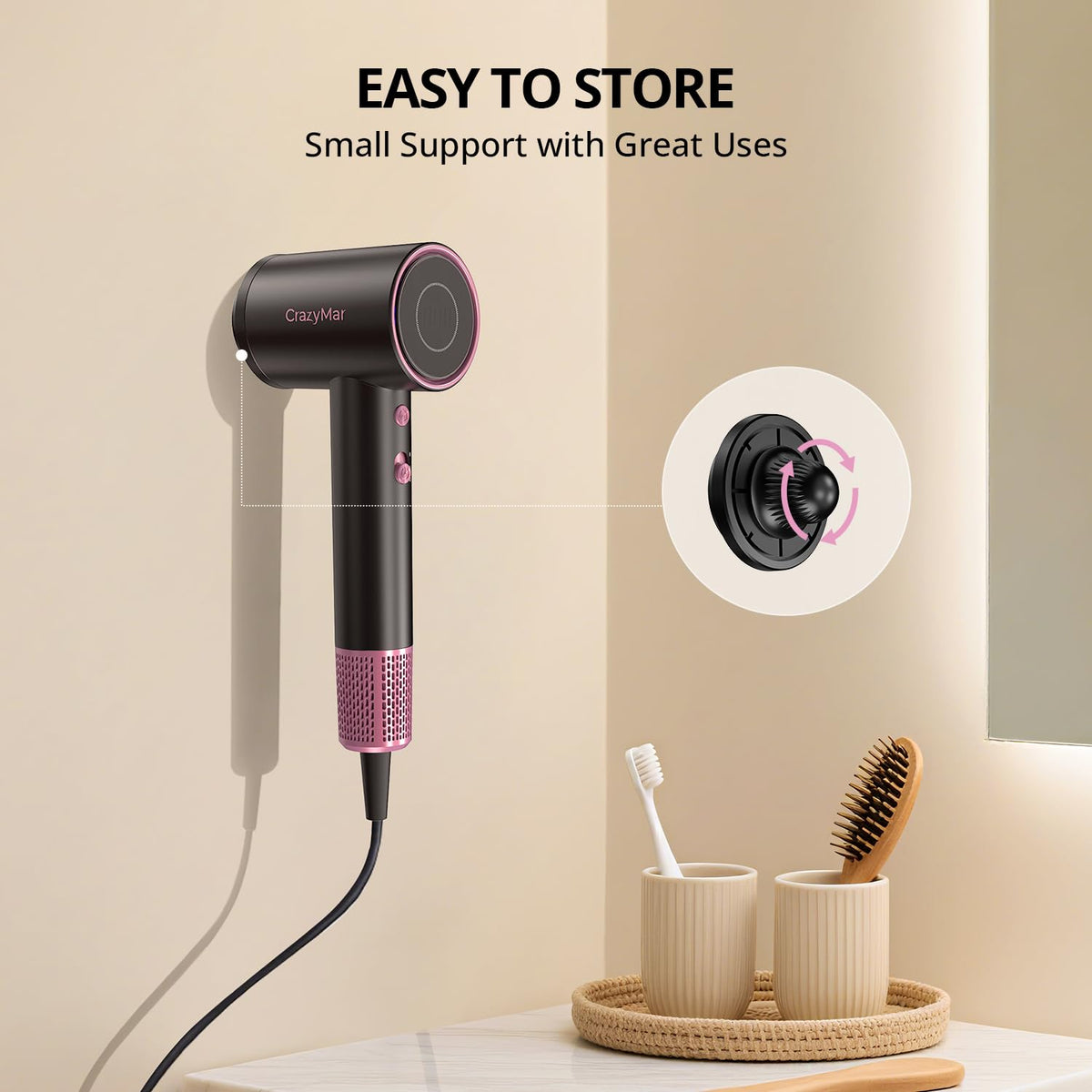 CrazyMar handle with LED controls showing temperature and speed options for precision