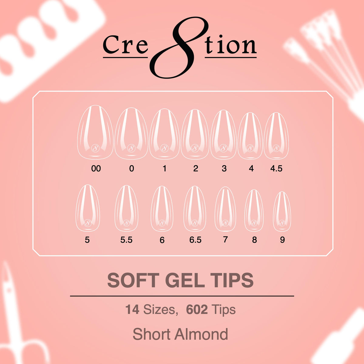 Cre8tion 0.5 fl oz bottle beside a ruler showing compact salon-friendly size
