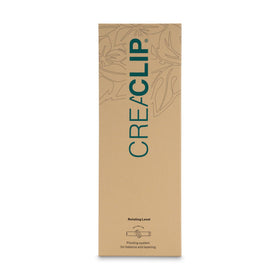 CreaClip layering demonstration on long hair showing controlled graduated layers