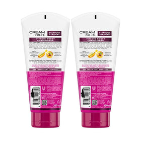 Cream Silk conditioner texture being poured showing smoothness benefit
