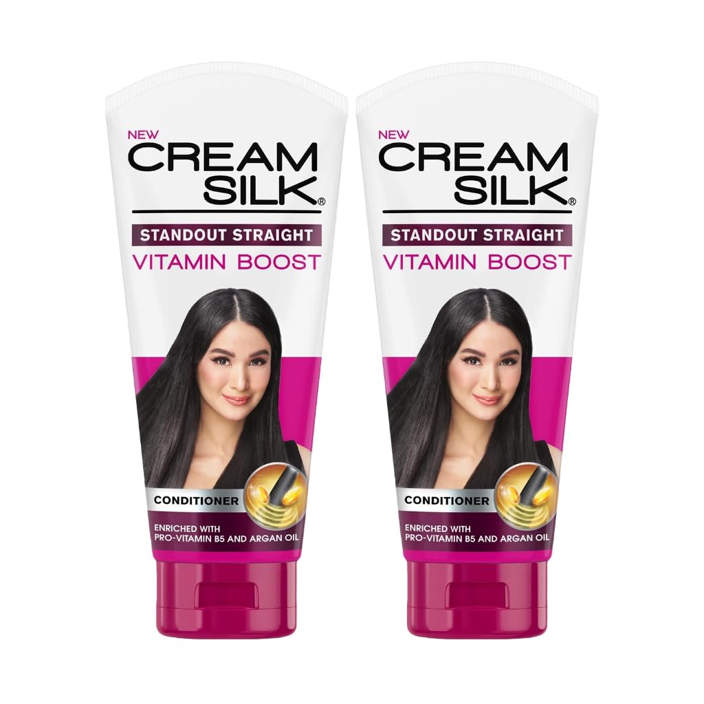 Cream Silk front packaging showing two bottles and product benefit