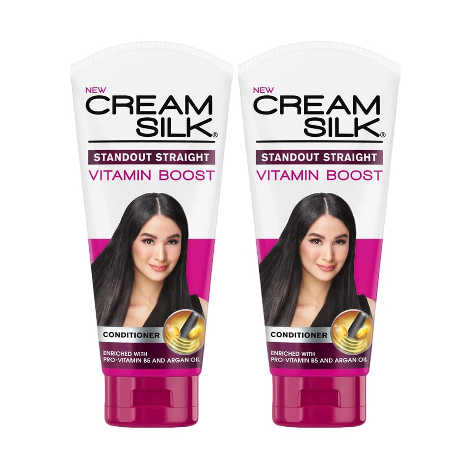 Cream Silk front packaging showing two bottles and product benefit