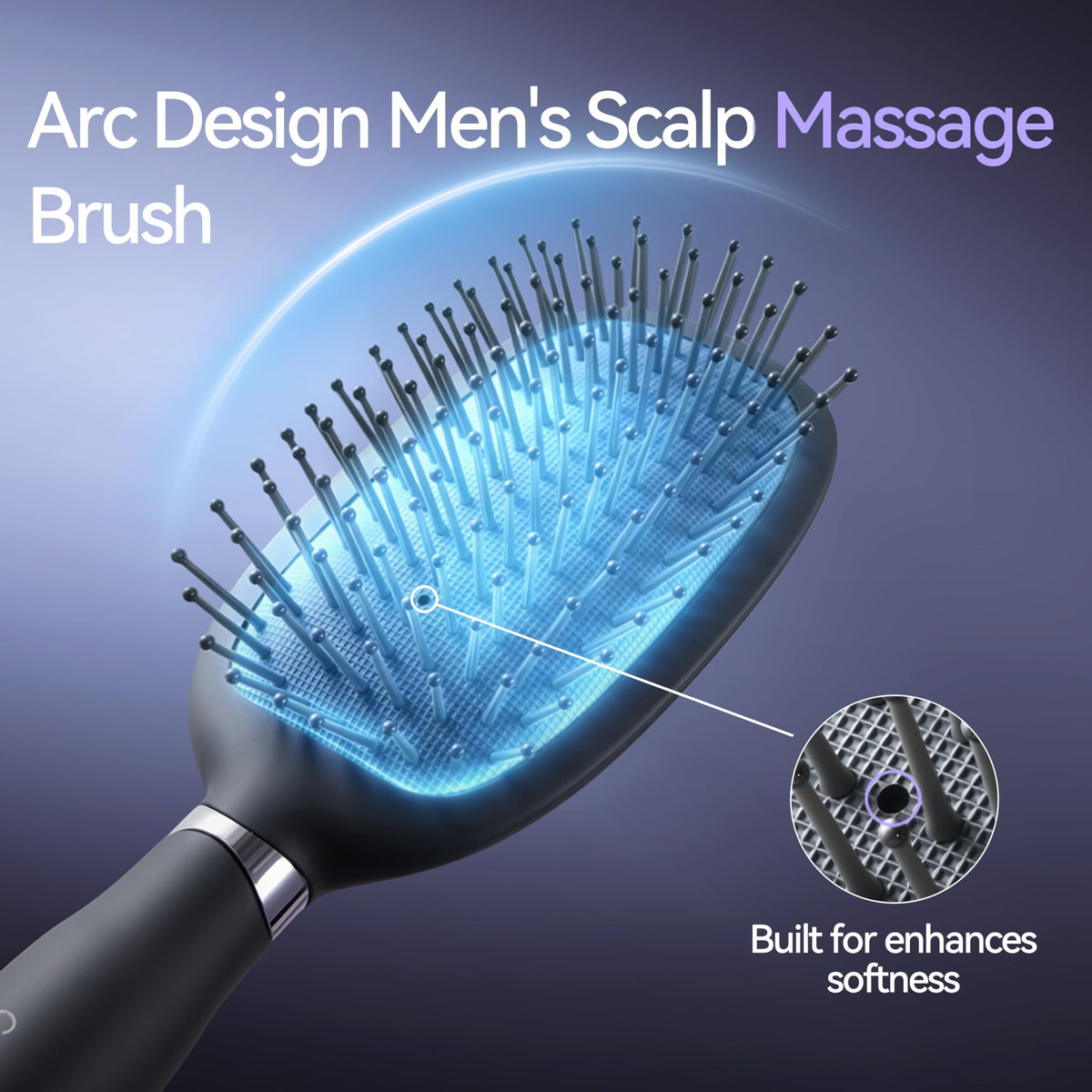 Creative Art flexible cushion base detail reduces tugging and protects hair