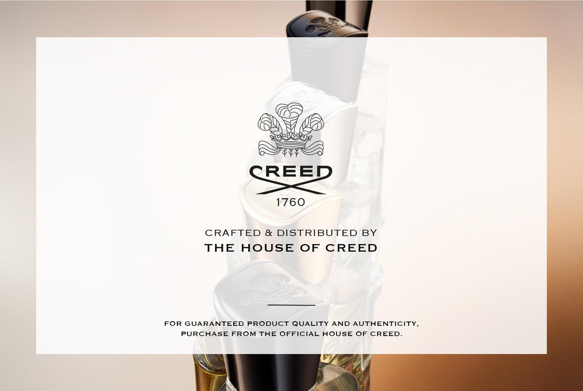 Creed Aventus etched label detail on bottle benefit: visible authenticity and craftsmanship