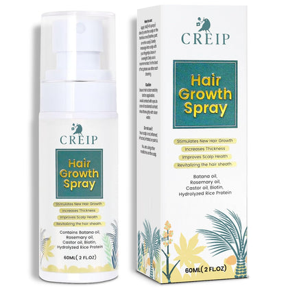 Creip front packaging showing bottle and branding for quick product ID and appeal