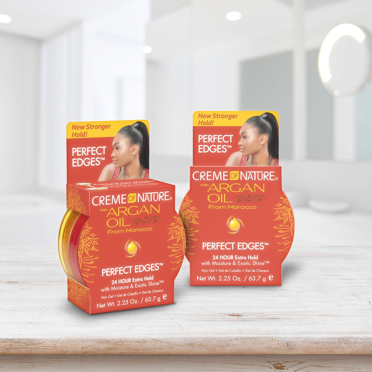 Creme of Nature argan oil close-up highlighting nourishing conditioning benefit