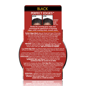 Creme of Nature before and after hairline showing tint fills and fuller look benefit