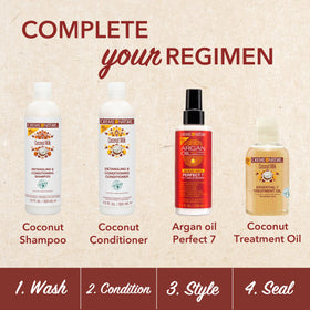 Creme of Nature bathroom lifestyle setup showing product integration benefit