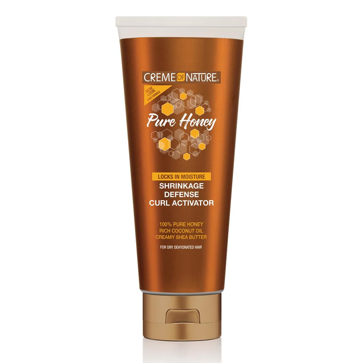 Creme of Nature front packaging showing product and benefits