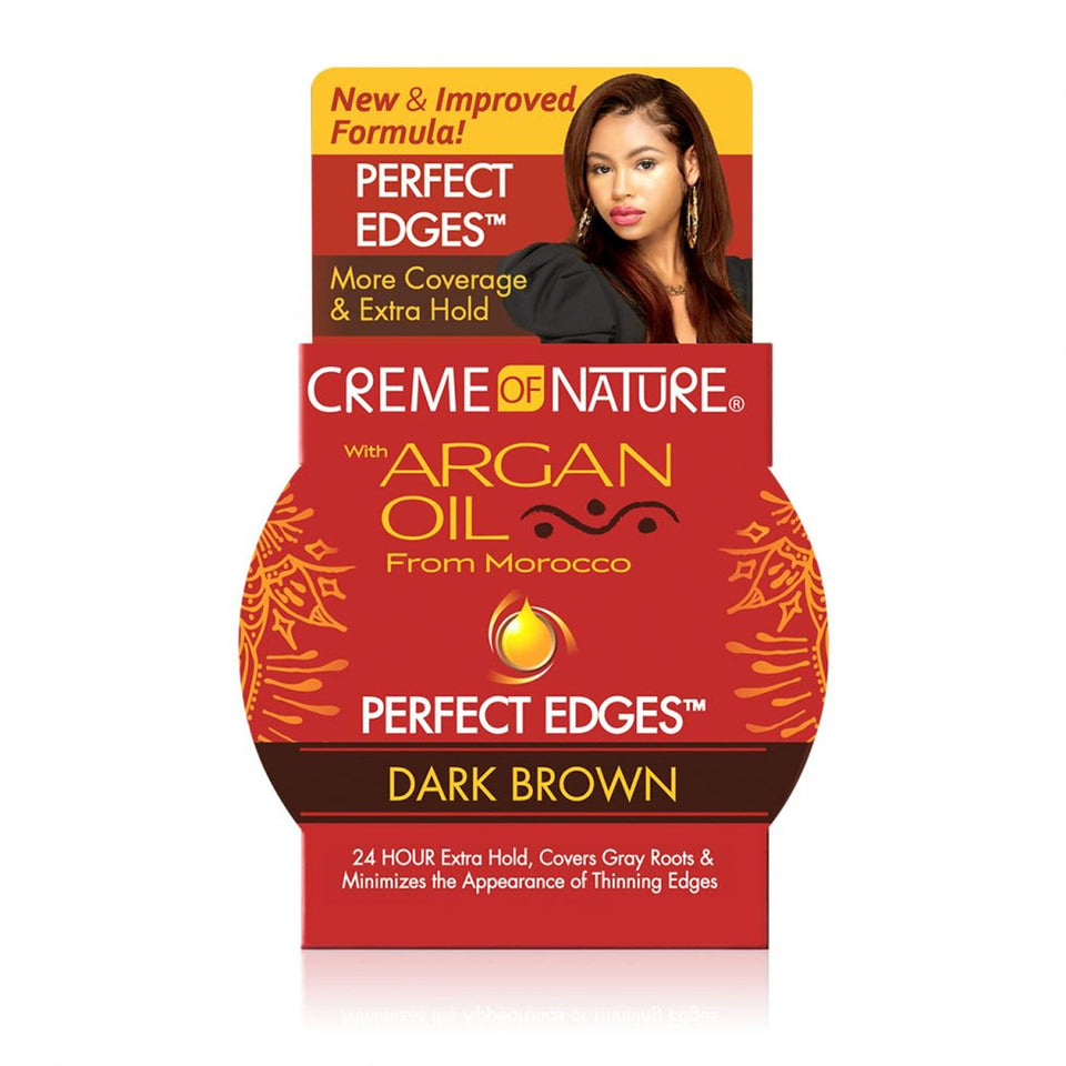 Creme of Nature tube front view showing label and size, easy identification benefit