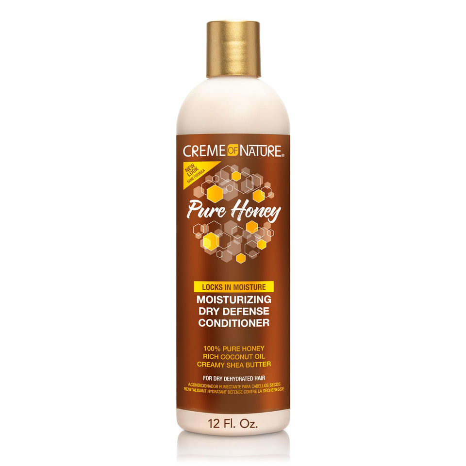 Creme of Nature front bottle showing 12oz packaging and hydrating benefits