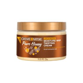 Creme of Nature front jar view showing product and easy scoop access