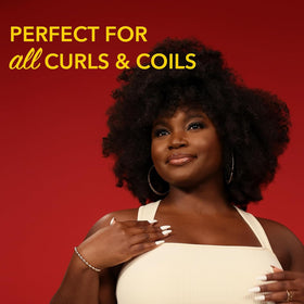Defined twist-out styled hair after using Creme of Nature for frizz control