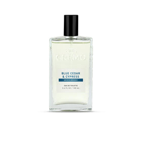 Cremo front bottle view showing label and elegant design for confident wear