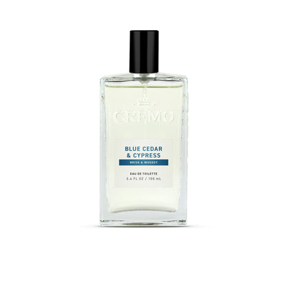 Cremo front bottle view showing label and elegant design for confident wear