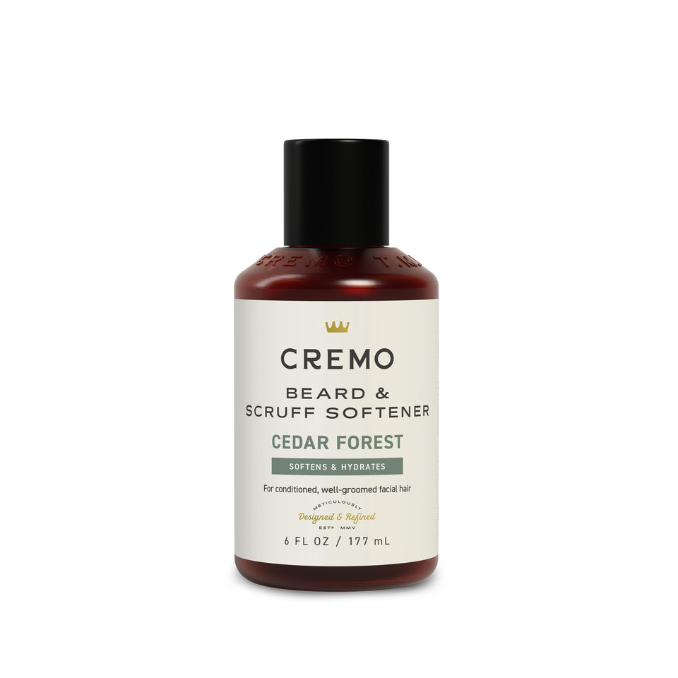 Cremo cedar forest front packaging showing bottle and label for easy identification and benefit