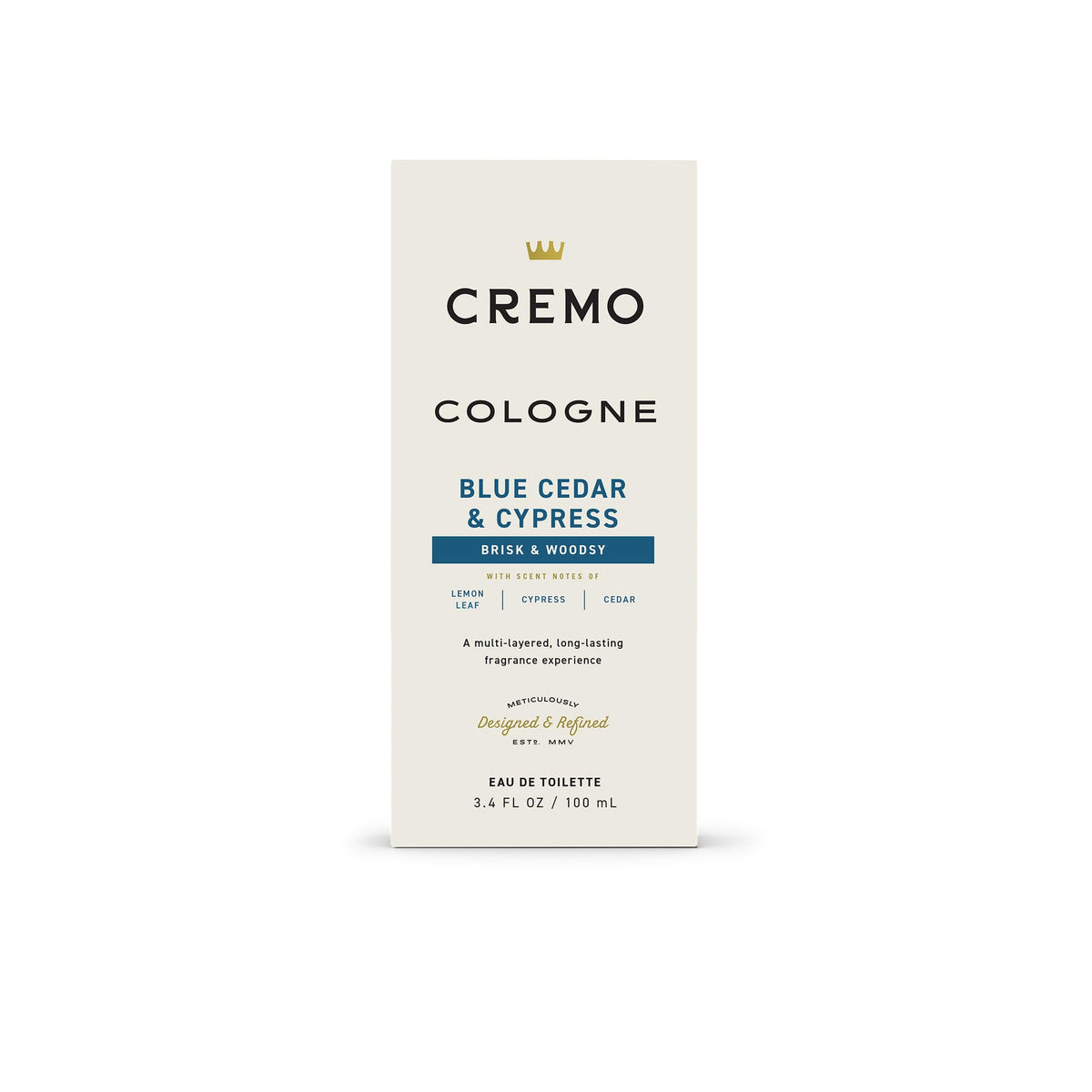 Cremo bottle on bathroom shelf paired with grooming items for routine synergy