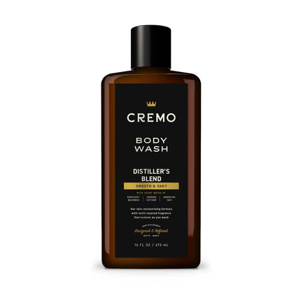 Cremo front bottle showing label and 16 fl oz size benefits