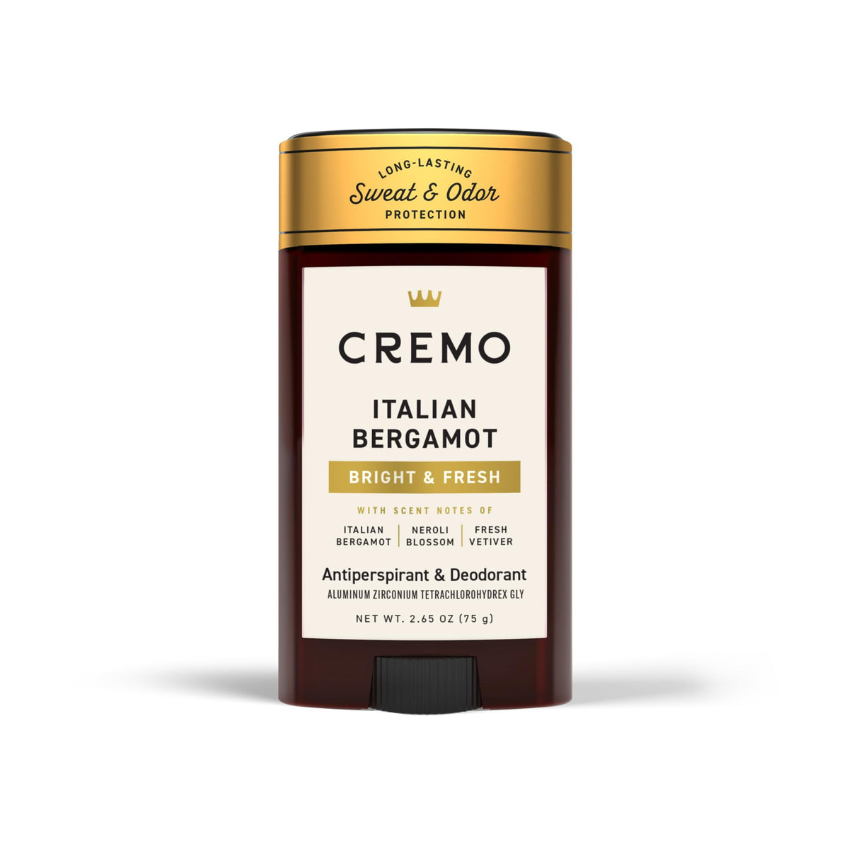 Cremo front packaging showing scent and protection — easy identification