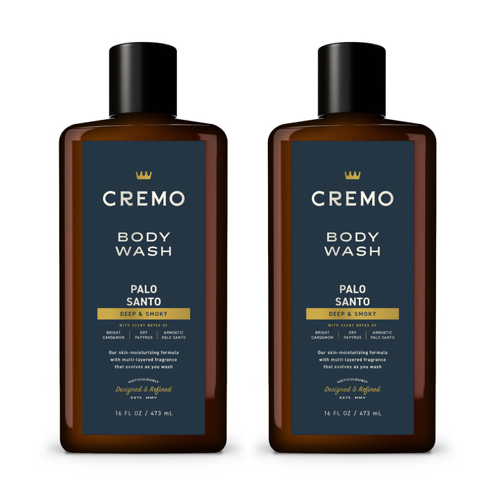 Cremo bottle front packaging showing label and 16 oz size with premium look