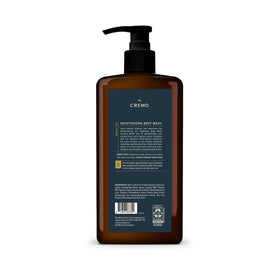 Cremo Palo Santo 32 oz next to common items to show size and long-lasting value for routines