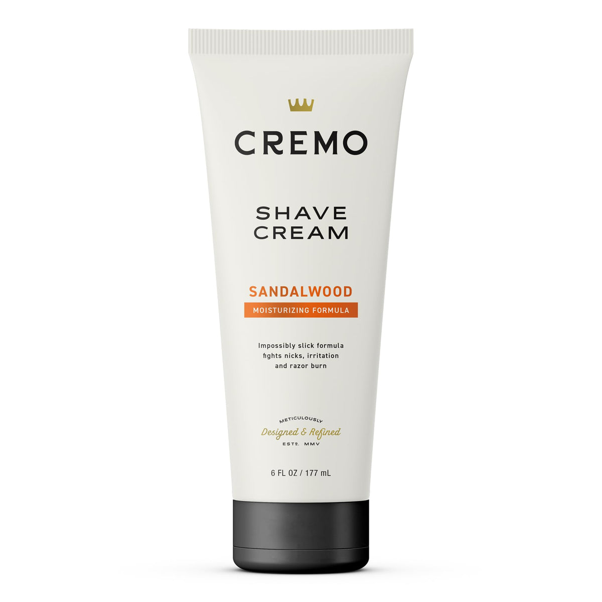 Cremo front packaging showing tube and clear branding for quick identification and benefit
