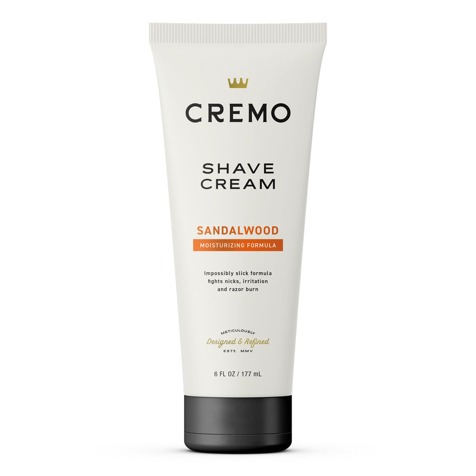 Cremo front packaging showing tube and clear branding for quick identification and benefit