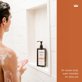 Cremo rich creamy foam close-up highlighting moisturizing lather benefit