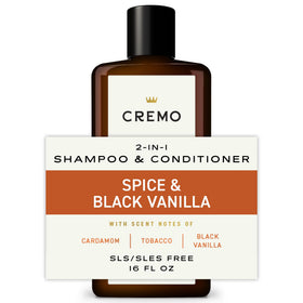 Cremo displayed on bathroom shelf with grooming items, suggests elevated routine