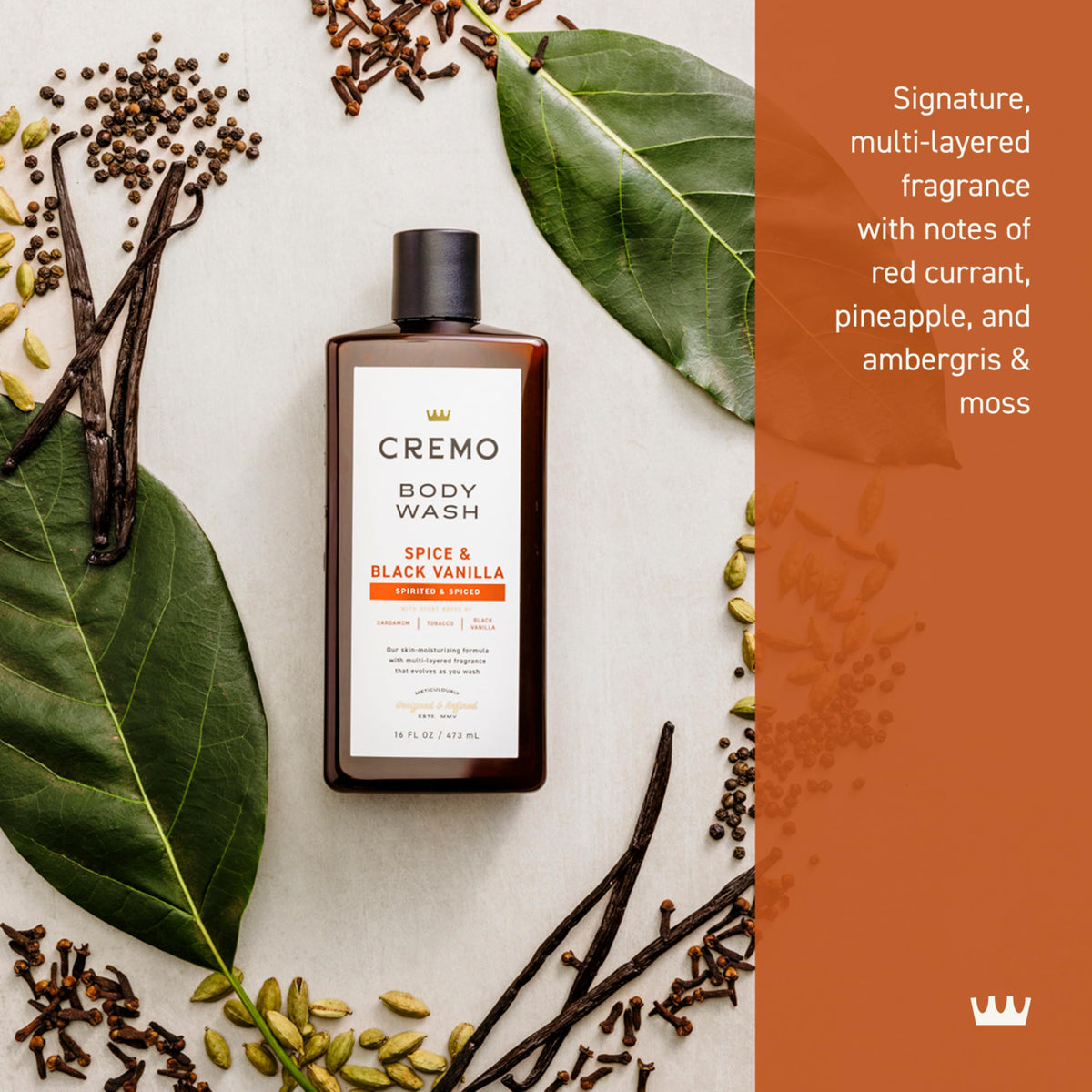 Cremo pump close-up delivering rich lather for efficient cleansing and hydration