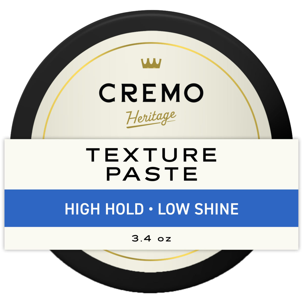 Cremo front packaging showing jar and branding for confident styling