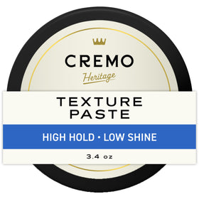 Cremo front packaging showing jar and branding for confident styling