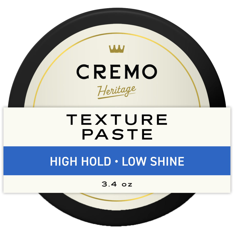 Cremo front packaging showing jar and branding for confident styling