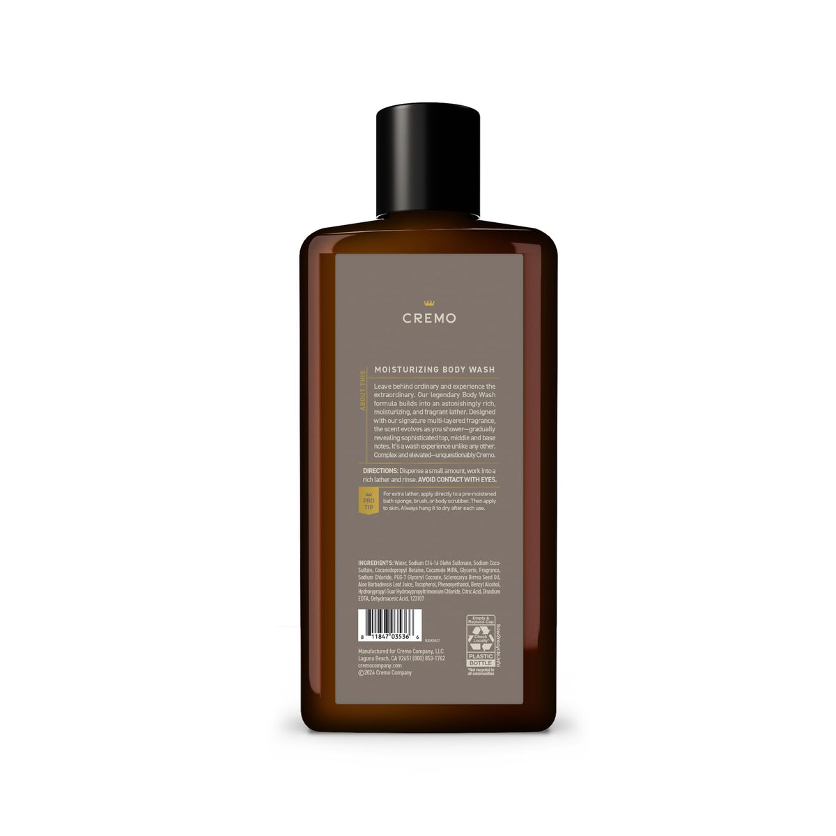Cremo Vintage Suede on bathroom shelf in lifestyle scene adding groomed confidence