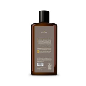 Cremo Vintage Suede on bathroom shelf in lifestyle scene adding groomed confidence