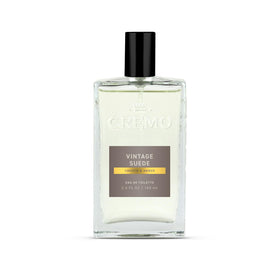 Cremo front bottle showing elegant label and travel-friendly size benefit