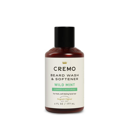 Cremo Wild Mint front bottle showing label and 6 fl oz size for quick selection