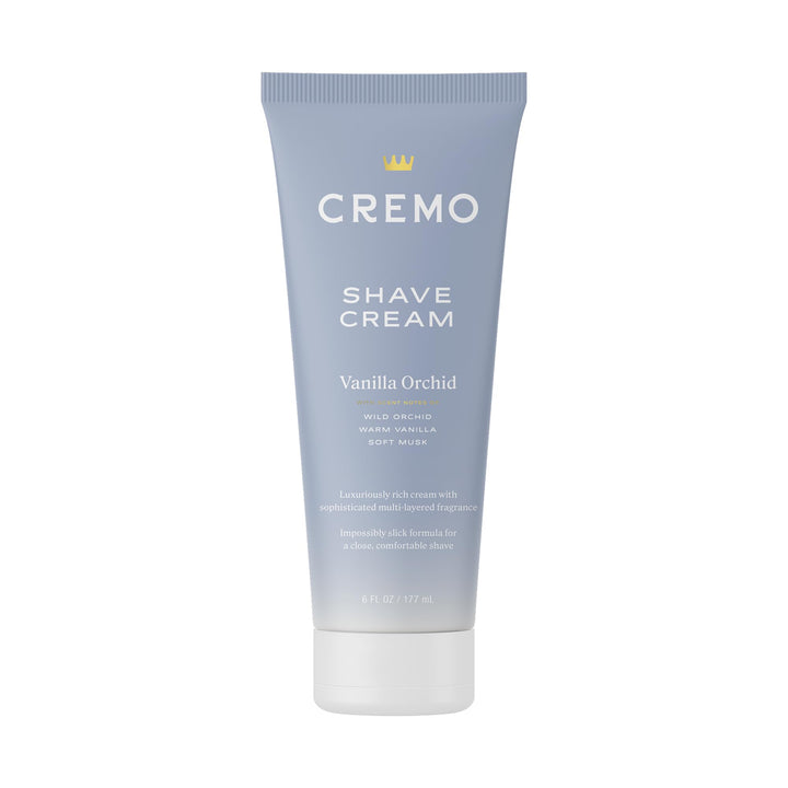 Cremo front bottle showing label and 6 fl oz size benefit of long-lasting supply