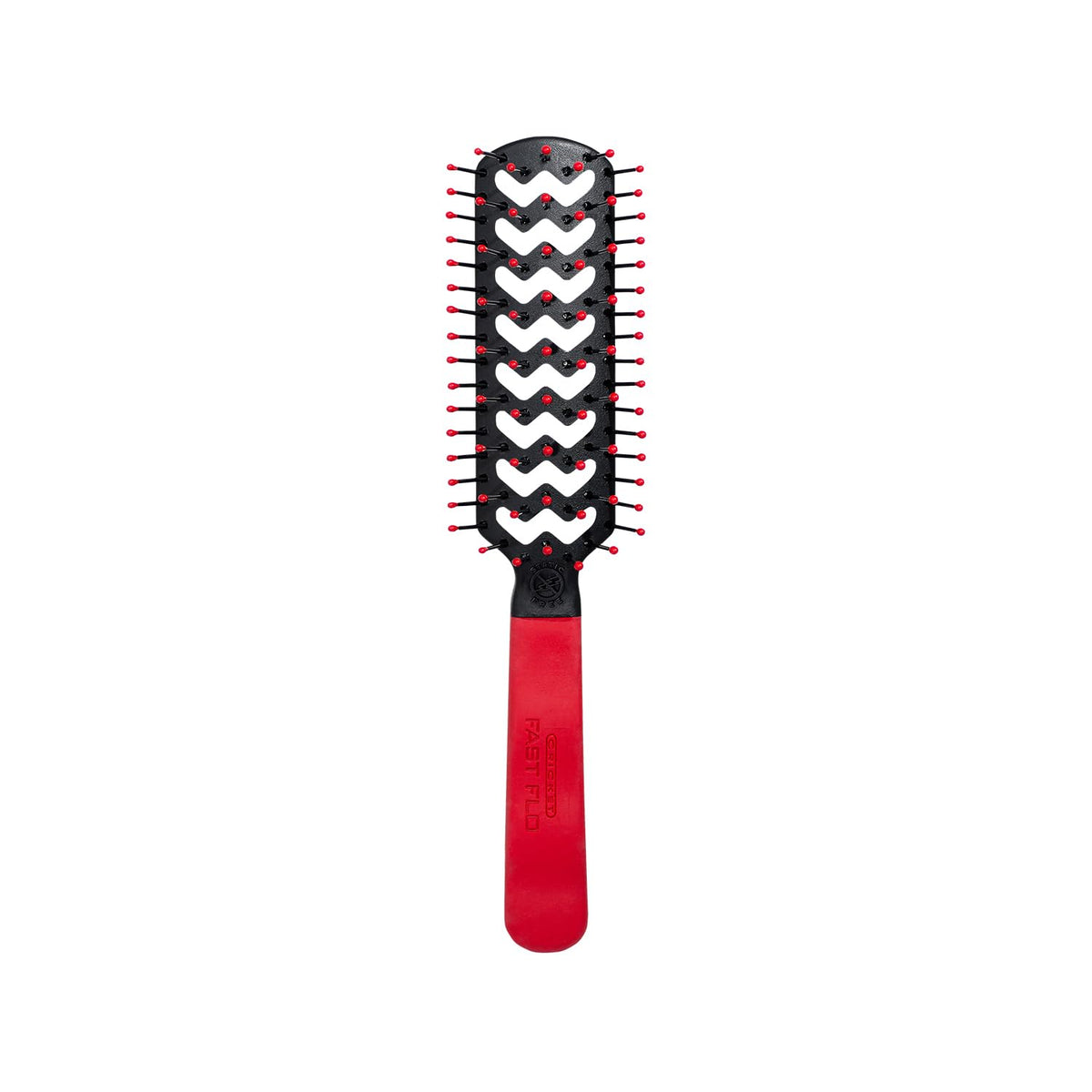 Cricket Fast Flo front view showing So Rad Red color and shape for quick styling