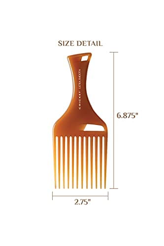 Cricket pick styling curly hair to add volume and reduce frizz