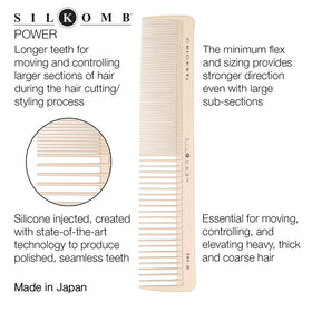 Cricket Silkomb Pro-30 close-up of seamless teeth for snag-free cutting