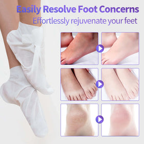 CRISTALBOX open sock revealing moisturizing essence for deep hydration