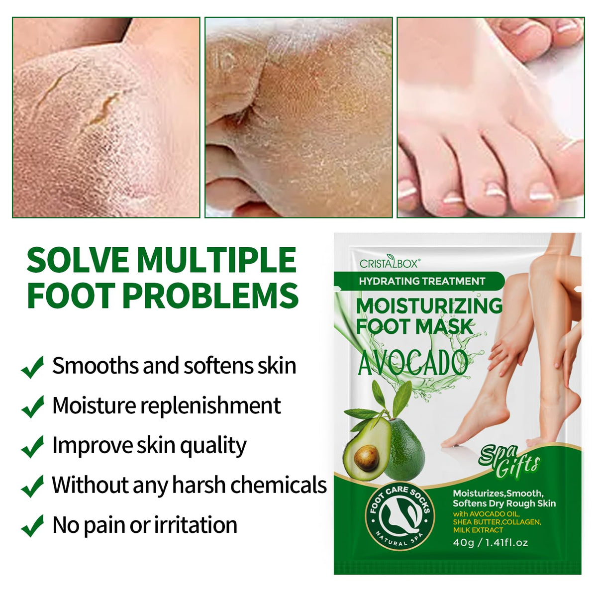 CRISTALBOX glossy serum texture on fingers highlighting deep hydration benefit