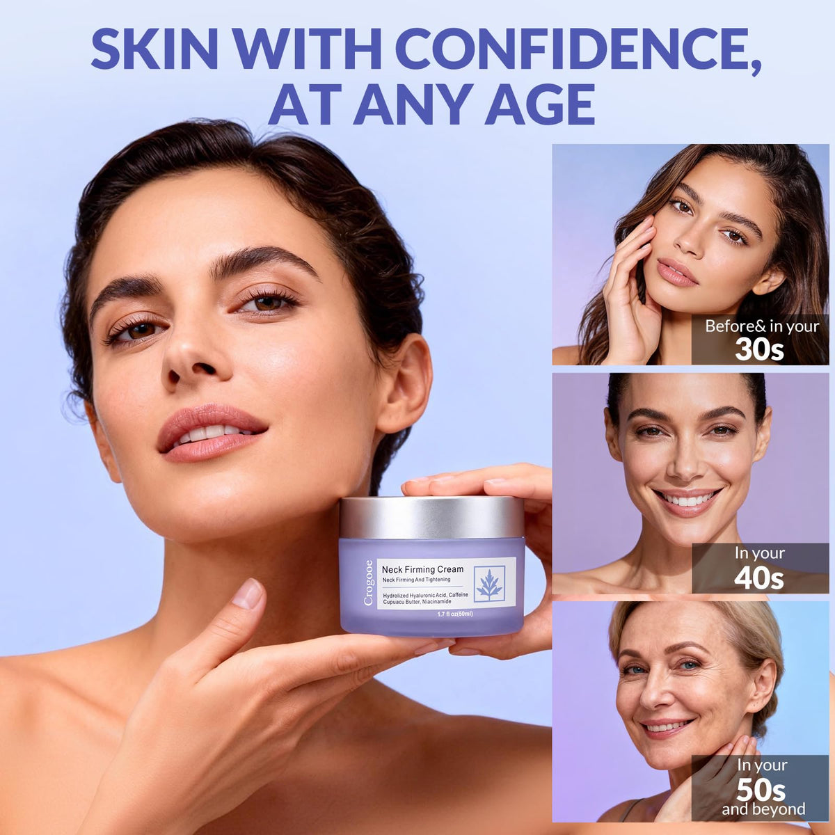 Crogooe in lifestyle setting on vanity illustrating daily skincare routine benefit