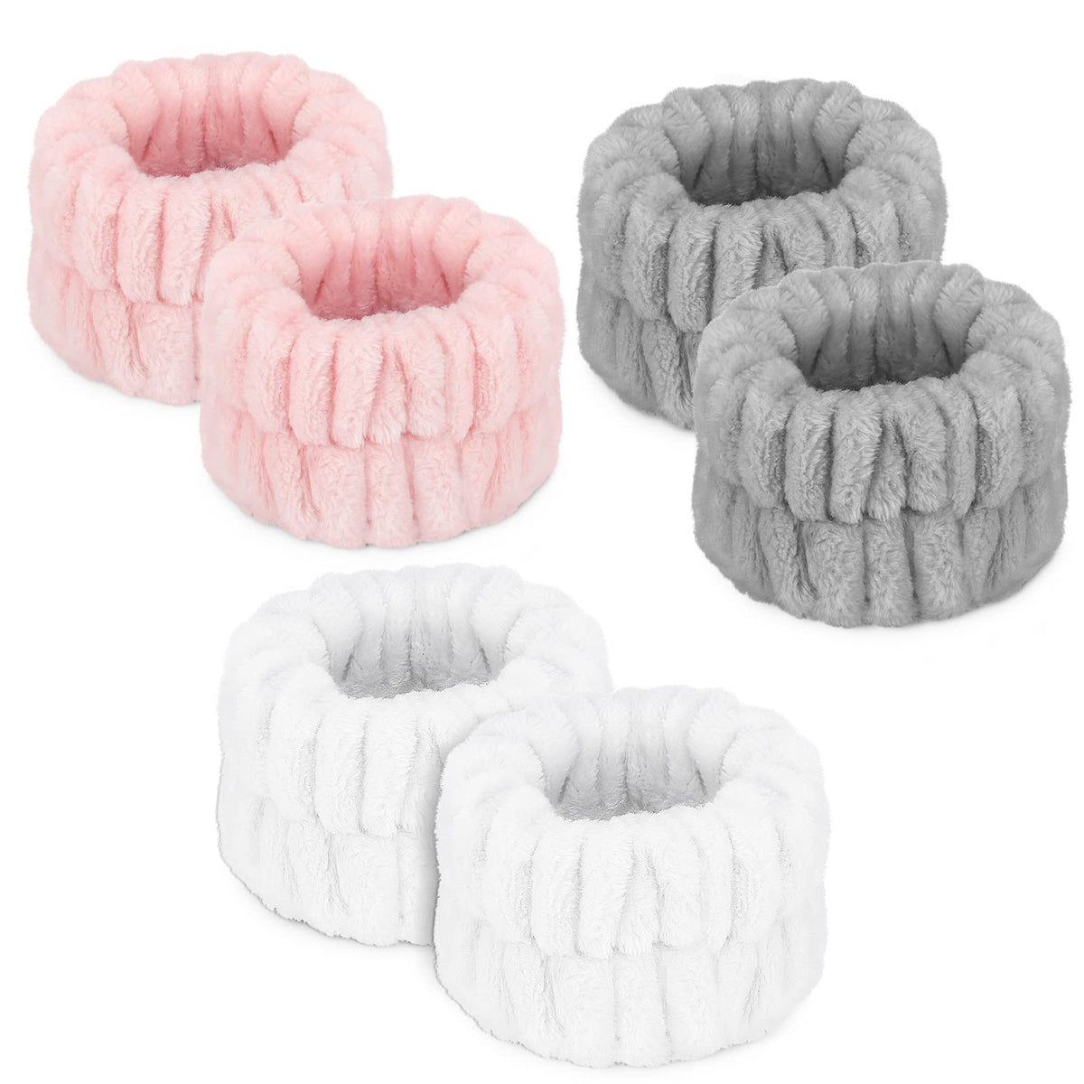 Crosize front packaging showing six colorful wrist towels and benefits