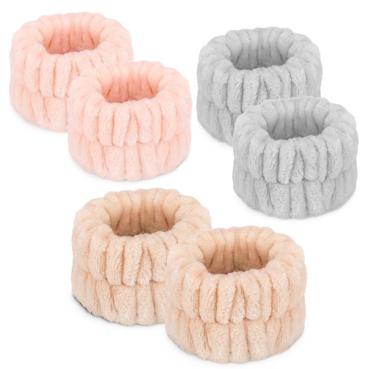 Crosize front packaging showing six colorful absorbent wristbands for quick access
