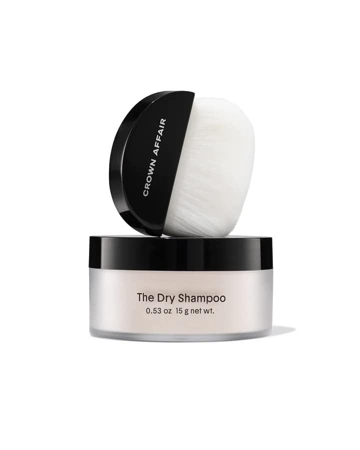 CROWN AFFAIR dip brush close-up displaying applicator for precise root application