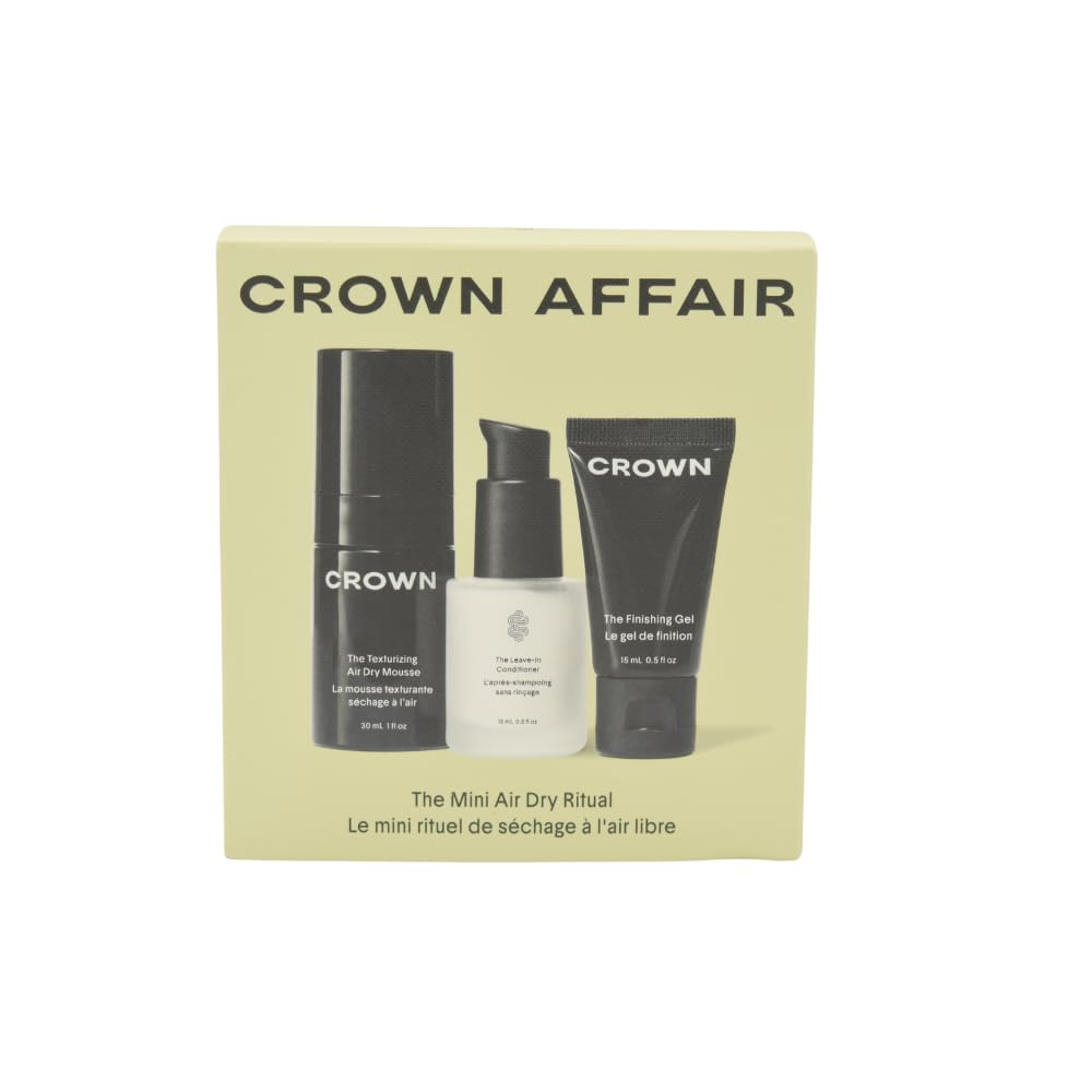 CROWN AFFAIR mousse and gel texture close-up demonstrating airy foam and creamy finish for natural hold
