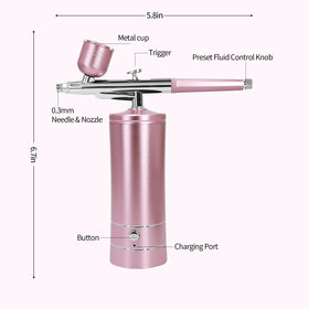 crpen three detachable cups (7cc,20cc,40cc) arranged to show capacity options